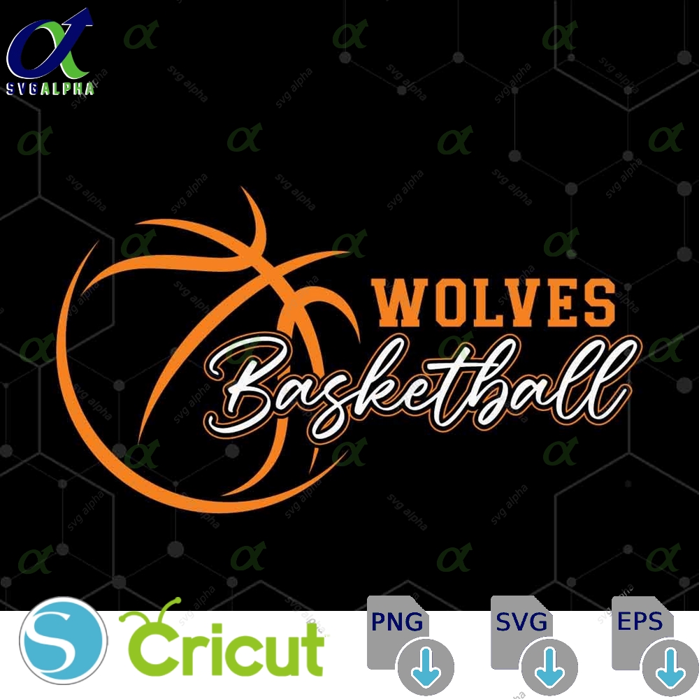 Wolves Svg Png Wolves Basketball Svg Wolves Mascot Basketball Clipart Cricut Cut Files Basketball Cheer Shirt